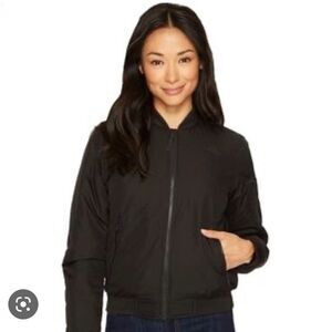 Northface rydell bomber jacket/coat crop short sz small tnf black